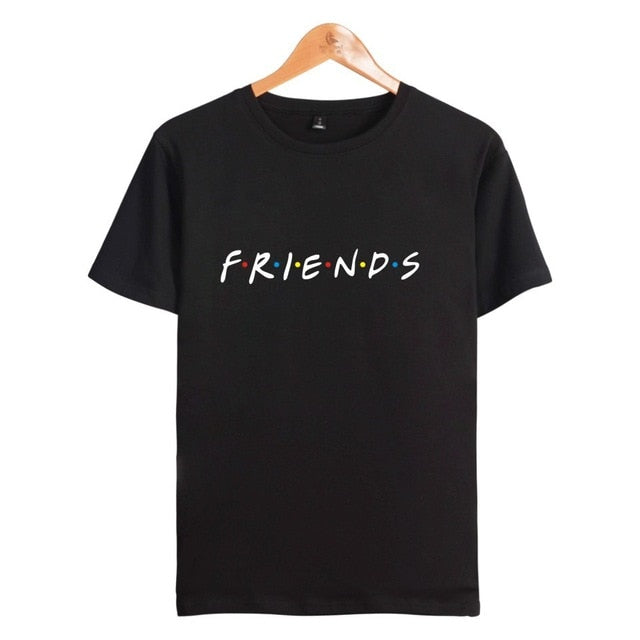 2019 Summer Women T Shirt FRIENDS Letter Print Friends T-shirt Casual Short Sleeve Tops Tee O Neck Female Tops Camisetas Mujer