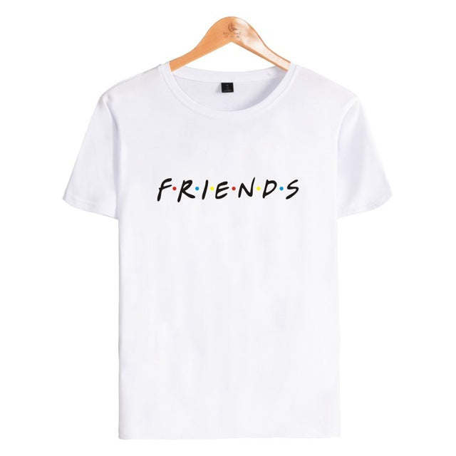2019 Summer Women T Shirt FRIENDS Letter Print Friends T-shirt Casual Short Sleeve Tops Tee O Neck Female Tops Camisetas Mujer