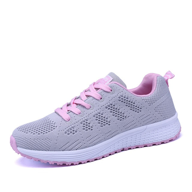 Running Shoes Sneakers Women Outdoor Sport Shoes Comfortable Mesh Walking Jogging Ladies Light Flats Shoes