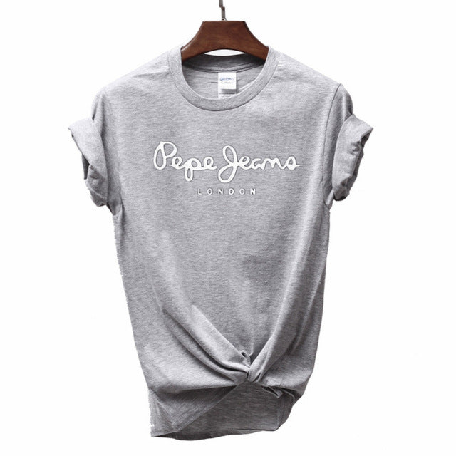 2019 Tees Women T Shirt Print Letter T-shirt Casual White Black Pink Short Sleeve Cotton Tops 2019 Spring Summer Luxury Brand