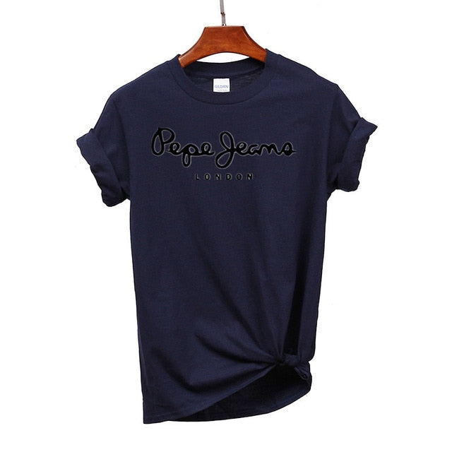 2019 Tees Women T Shirt Print Letter T-shirt Casual White Black Pink Short Sleeve Cotton Tops 2019 Spring Summer Luxury Brand