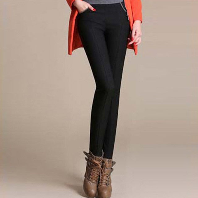 Cotton Pants New Fashion Sexy Slim Elastic Skinny