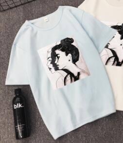 New Fashion Cotton Ladies T-Shirts Top Slim Soft