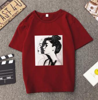 New Fashion Cotton Ladies T-Shirts Top Slim Soft